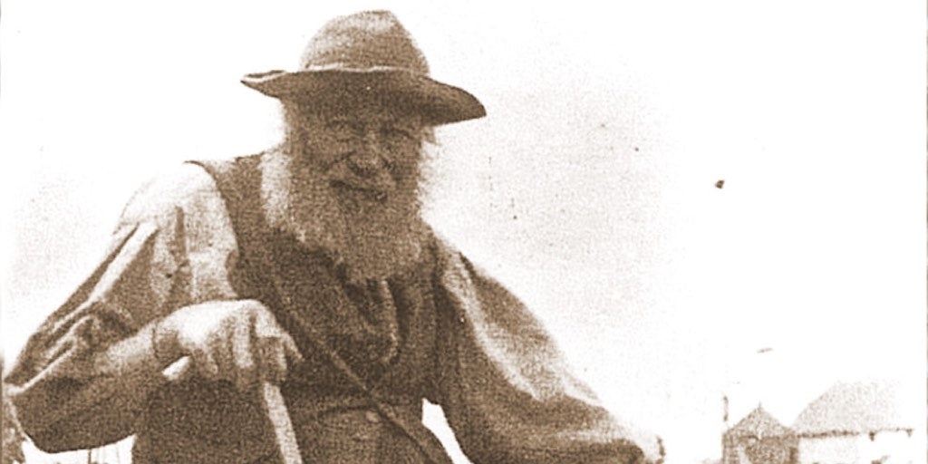Jan Pollard in 1906 – much respected old sailorman of Porlock